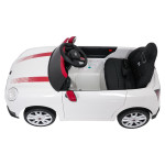 Elektrické autíčko - Mini Cooper - biele